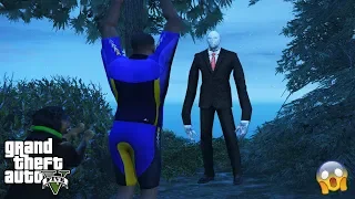 GTA 5 - SLENDERMAN CAUGHT ME on Mount Gordo (rare sighting)