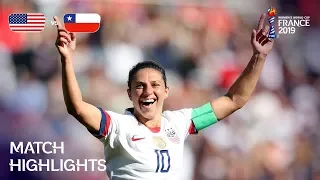 USA v Chile | FIFA Women’s World Cup France 2019 | Match Highlights