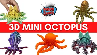 5 Cool ARTICULATED 3D Print Animals #2 | with Timelapse