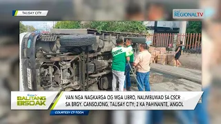 Balitang Bisdak: Van nga gikargahan og mga libro, nalimbuwad