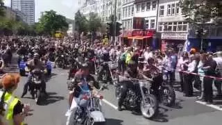 Harley Days 2015 Parade Hamburg Reeperbahn