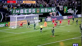 Texeira goal 2-1 Portland vs Dallas MLS 61 min HD