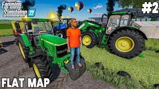 Spending over 100,000$ on Farm Expansion on Flat Map - Farming Simulator 22 timelapse