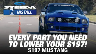 How to LOWER Your 2005-2010 S197 Mustang | Full Installation