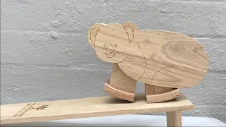 Wooden Walking Koala