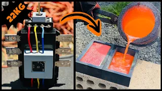 Massive 21 KG Load Switch Tear Down - Bulk Copper -  Furnace Fix - ASMR Metal Melting - BigStackD