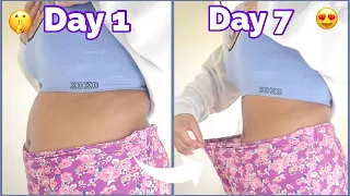I TRIED APPLE CIDER VINEGAR (FOR 1 WEEK) FOR WEIGHT LOSS *I'M SHOOK* BEFORE AND AFTER RESULTS