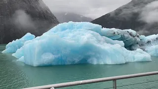 Beautiful Tracy Arm Fjords Alaska glaciers excursion from the Carnival Miracle