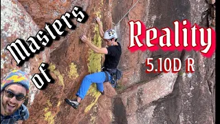 Masters of Reality 5.10d R, Wichita Mountains, OK