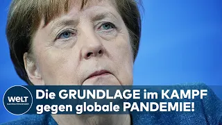 CORONA: "Wesentliche Grundlage des Kampfes gegen künftige Pandemien sind Daten!" - Kanzlerin Merkel