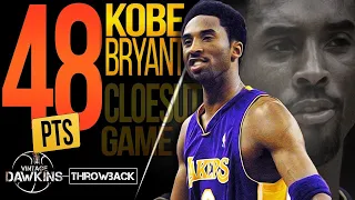 Young Kobe Closes Out Kings In The Most Mamba Way | 2001 WCSF Game 4 | VintageDawkins