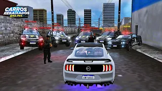 CARROS REBAIXADOS ONLINE | EQUIPEI MEU MUSTANG DO VELOZES E FURIOSOS DEI DE CARA COM A BLITZ !