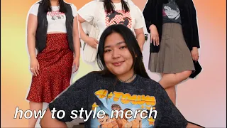 how to style merch: a midsize lookbook | tori catapusan