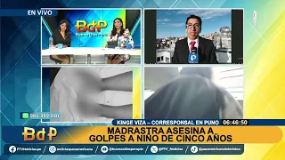 Madrastra asesina a golpes a niño de 5 años en Puno: le habría arrancado las uñas