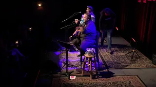 Raul Malo with Michael Guerra last night at the Kessler Theater