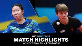 Zauresh Akasheva vs Nina Mittelham | WS R32 | WTT Contender Almaty 2023