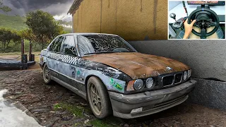 Rebuilding 1995 BMW M5 (1000hp V10 Engine ) | Forza Horizon 5 | Thrustmaster T300RS Gameplay