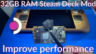 Upgrading The Steam Deck's Stock 16GB Micron Memory to 32GB Samsung Memory