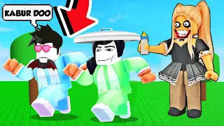 KITA KABUR DARI PENGASUH ANAK PALING HORROR DI ROBLOX!!!