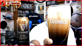 Guinness Nitro Cold Brew Coffee Beer Review (4% ABV)