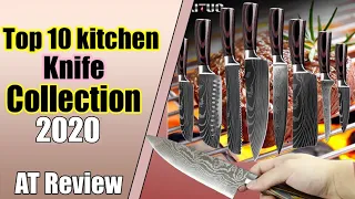 Top 10 Kitchen knife collection 2020|| Best Knife Sets for Kitchen || AT Review