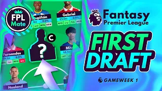 MY FIRST FPL 2023/24 GW1 TEAM DRAFT! | Fantasy Premier League New Season Team Selection