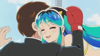 Lum-chan liked the boxing glove ... Shinobu-san no???  ^_^  "Urusei Yatsura 2022" - うる星やつら