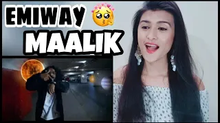 EMIWAY - MAALIK (ONE TAKE MUSIC VIDEO) l Reaction by Pahadigirl reaction