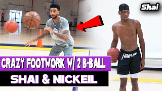 Shai Gilgeous Alexander and Nickeil Alexander *Tough* NBA footwork with 2 Balls