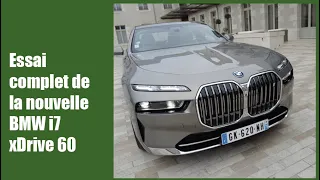 Essai complet de la nouvelle limousine 100% électrique BMW, la i7 xDrive 60. Tesla peut trembler.