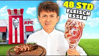 Nach 8 JAHREN als VEGETARIER wieder FLEISCH ESSEN 🥩🍖 (für 48 STD)