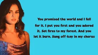 Selena Gomez - Lose You To Love Me (lyrics)