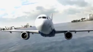 US Airways Flight 1549 - Landing Animation