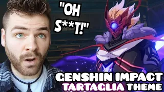 First Time Hearing TARTAGLIA (Childe) Battle Theme | All Phases | GENSHIN IMPACT OST | REACTION