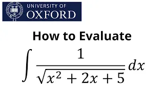 A Small Secret to Use for Solving Challenging Integral | Oxford University Advanced Mathematics