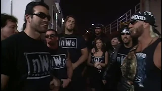 NWO arrives 1996 -  Hollywood Hulk Hogan, Scott Hall, Kevin Nash, Syxx, The Giant