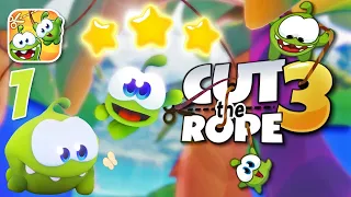 Cut the Rope 3 - 3 Stars Walktrough Gameplay Part 1