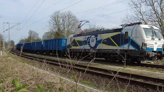 EGP Lok 193 848  im Bahnhof Lietzow auf der Fahrt zum Bahnhof Lancken. - Rügen 2022