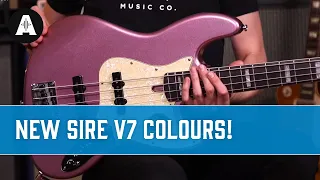 New Sire V7 Finishes - Colours as Funky as the Basses!