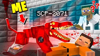 I Became SCP-2071 "The Lizard" in MINECRAFT! - Minecraft Trolling Video