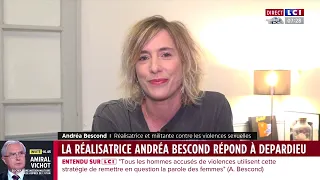Andréa Bescond réagit sur LCI à la lettre de Gérard Depardieu, mis en examen pour viol