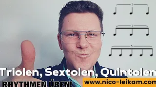 RHYTHMEN üben | Triolen, Sextolen, Quintolen trainieren | so geht es RICHTIG | Rhythmus richtig ÜBEN