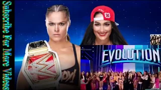 FULL MATCH - Ronda Rousey Vs Nikki Bella - Raw Women's Championship: WWE Evolution 2019
