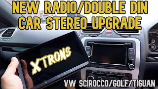 VW Double Din Radio Upgrade to Xtrons. VAG group Android unit upgrade. How to install new radio unit