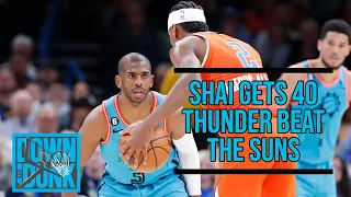 Shai gets 40, Thunder Beat the Suns