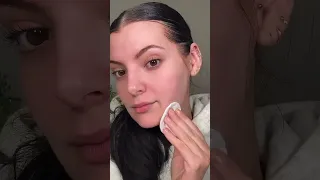 Green skincare routine 💚 #skincareroutine #skincare #skin #pov