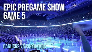 Game 5 | Canucks vs. Predators - Epic Pregame Show & Anthems | NHL Playoffs 2024 Round 1