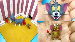 Making Tom and Jerry Diorama with Clay