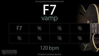 F7 - 120 bpm (Jazz/Swing feel) : Backing Track