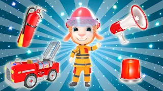 Dolly Super Firefighter | Rescue Team | 3D Cartoon for Kids | Dolly and Friends